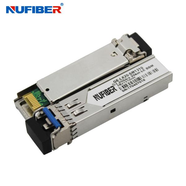 1.25G SFP Transceiver Compatible with Cisco DDM and Industrial/Extended/Commercial Operating Temperature Range for Optical Links