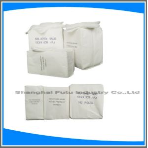 China Medical use hospital consumables 4 ply non woven swab wholesale