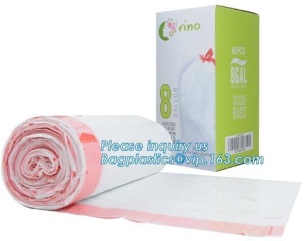 Sanitary Napkin Diposal Bags,Green, Natural, Biodegradable, Compostable Thick Bin Liners 70 L, Leak Proof Compostable Ba