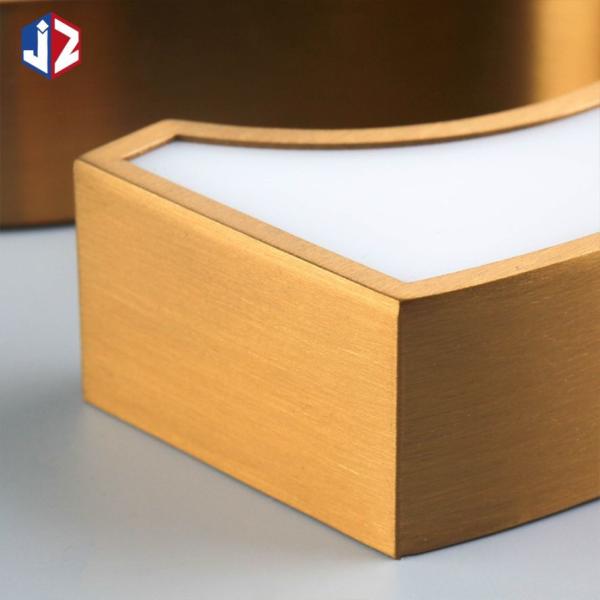 Outdoor Advertising Front Lit Signage Anti Rust 3D Metal Signs