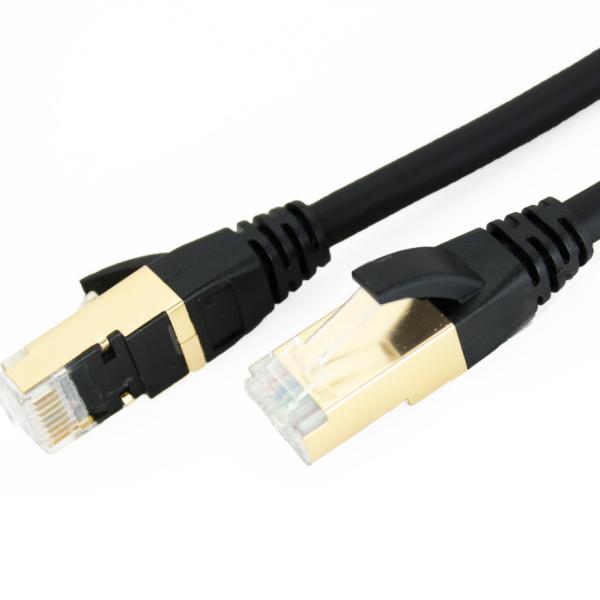 Shielded 30m 26AWG 8P8C Cat7 Patch Cord For Communication