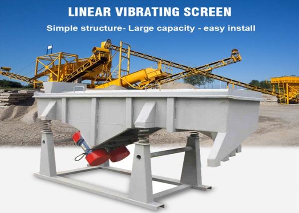 Quality Linear Sand Sieving Machine Multi-deck Vibrating Screen  Equipment for sale