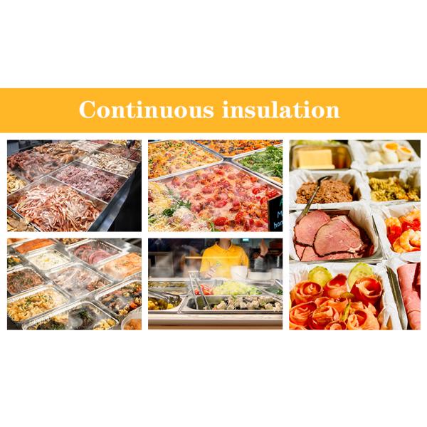 Restaurant Equipment Electric Buffet Food Warmer with 2KG Capacity and 220V Voltage