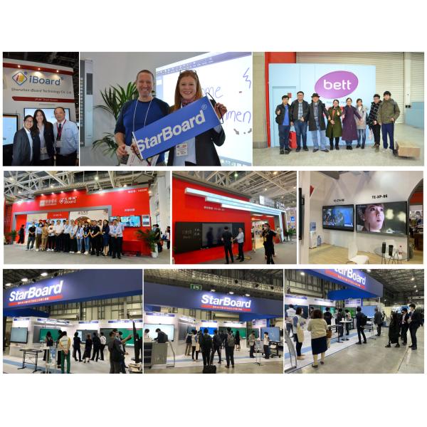 55 65 75 86 Inch Wifi OPS IR Interactive Whiteboard Tempered Glass