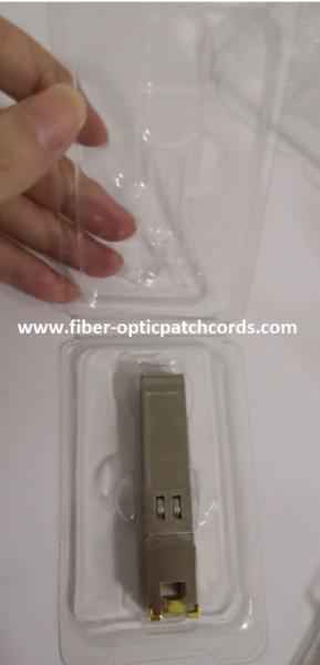 Quality 10G RJ45 SFP Blister Box Clamshell SFP Cover for 10G RJ45 Copper for sale