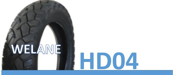 Quality All Terrain Radial Motorcycle Tires 110 / 90 - 16 Size HD04 Model Number for sale