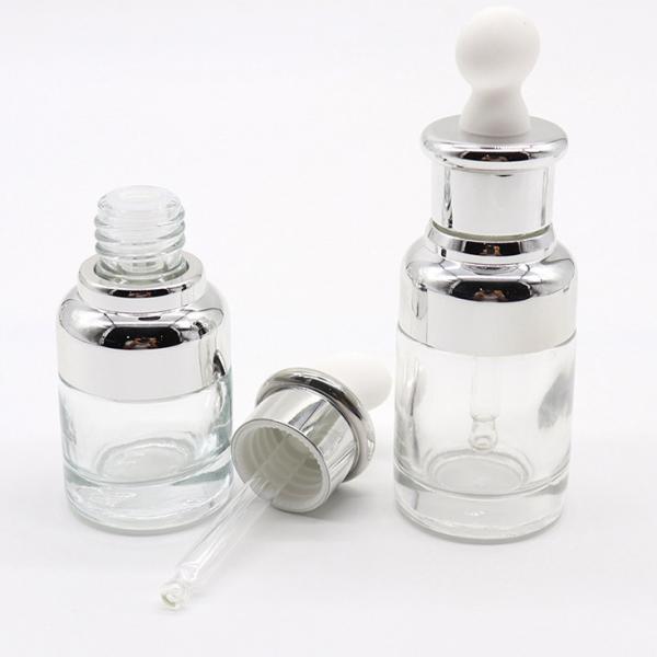 Glass Cosmetic Containers 20ml 30ml Glass Dropper Bottle For Essential Oil