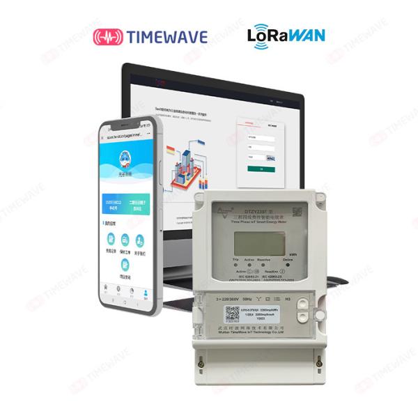 Quality Lora Voltage Current Power Energy Meter Digital Multimeter LCD Power Meter 3 Phase for sale
