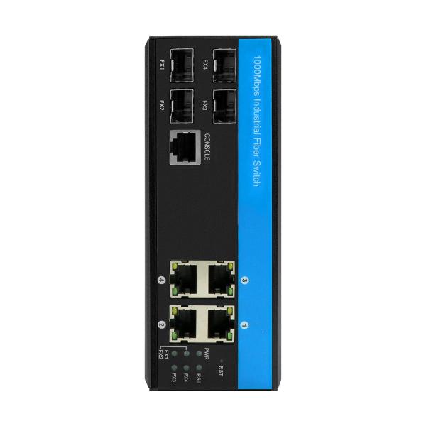 Quality 8 Port Gigabit Ethernet Switch L2 Managed Outdoor Network Switch with 4RJ45+4SFP for sale
