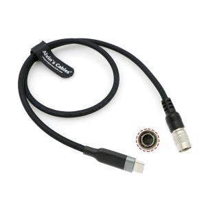 China PD USB C Type-C To Hirose 4 Pin Male Power Cable For Zoom F4 F8 F8N Audio Recorder /Sound Devices 688 644 633 60CM wholesale