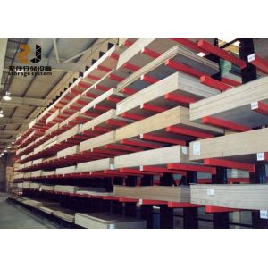 Lumber Cantilever Rack System Powder Coating Warehouse Cantilever Racking