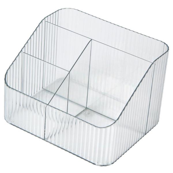 Quality Acrylic Transparent Cosmetics Storage Box Makeup Organizer Acrylic Cosmetics Holder for Bathroom for sale