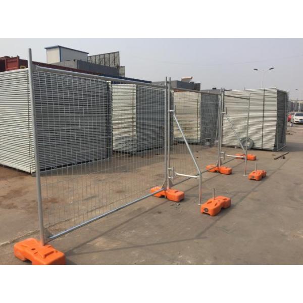 Professional Portable Temporary Fence Panels With Temporary Fence Stay