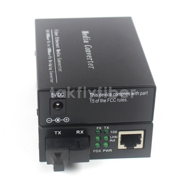 10KM To 120KM 10/100M SC Single Fiber Media Converter For Ethernet Network