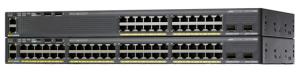 Cisco Catalyst 2960-X 48 Port Gigabit Ethernet, 4 x 1G SFP, LAN Base Switch WS-C2960X-48TS-L