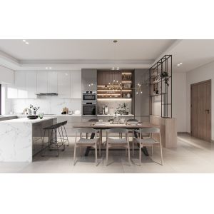 China Strength Durability Metallic Lacquer Kitchen Cabinet Modular Wood CAD Drawing wholesale