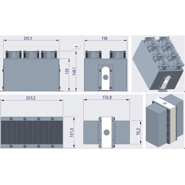 Peltier Water Coolers Liquid To Air Cooling Unit
