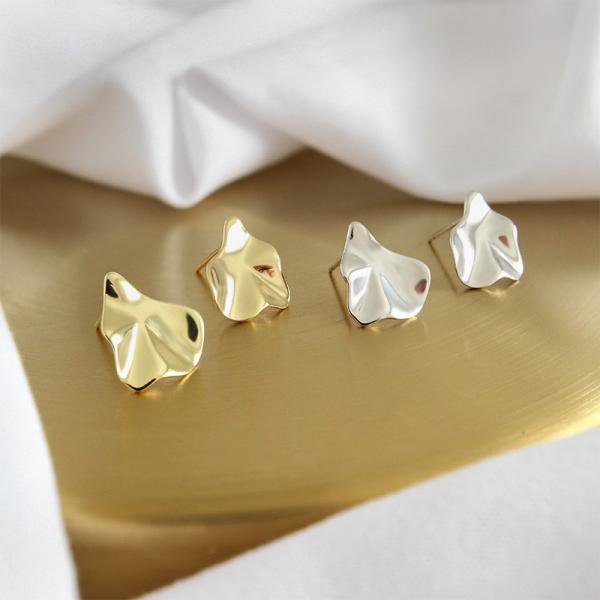 Quality Lanciashow 925 Sterling Silver Studs Earrings Irregular Fine Jewellery for sale