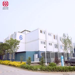 China Zontop  Luxury  Prefabricated Modular Cheap Depot  Stackable Container Houses 2 Story Prefab Home on sale
