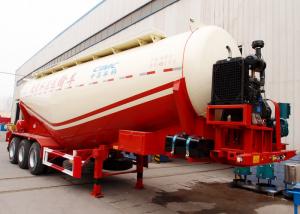 China CIMC frac bulk cement pneumatic sand tank hauling trailer top loading in bulk manufacturer for sale wholesale