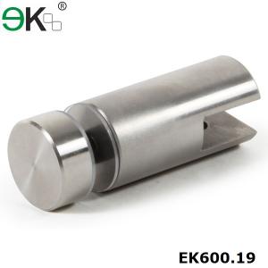 China Stainless steel glass tube connector handrail support glass clip-EK600.19 wholesale