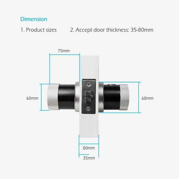 Quality Using Bluetooth To Control Smart Fingerprint Lock , Smart Home Door Lock By Mobile App for sale