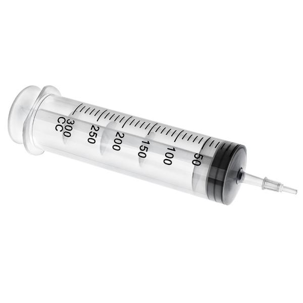 300ml Clear Volume Scale Disposable Syringe Made Of Durable And Safe PVC Material Widespread In Scientific Laboratories