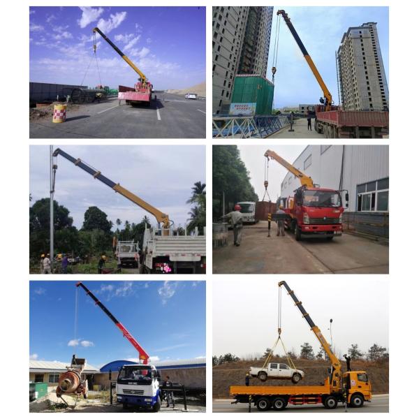 3.2 Ton Dongfeng Truck 4x2 Right Hand Driving Mounted Crane for Municipal Construction and Poor Road Conditions