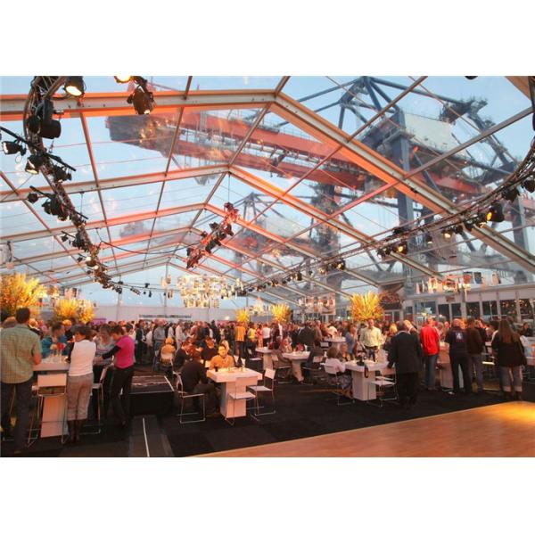 Portable Tent House Large Transparent Event Tent Weather Proof Fabric Marquee