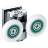 Buy cheap 22-26mm Wheels Hanging Sliding Glass Door Rollers 30kg Stress Capacity from wholesalers
