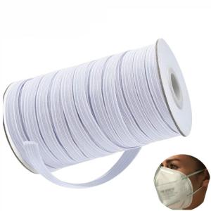 China 100% Polyester Rope Earloop Strong Strength Shoes Elastic Band wholesale