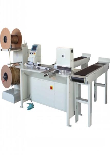 Quality Easy To Adjust Automatic Double Wire Spool Binding Machine , Automatic Spiral Binding Machine for sale