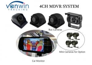 China Compact 4 Channel 3G Mobile DVR With Built-In GPS Mirror Recording In SD Card for Vehicles wholesale
