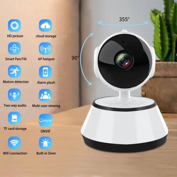 Quality Practical V380 CCTV Camera Wireless 2 Ways Audio Pan Tilt 720P for sale