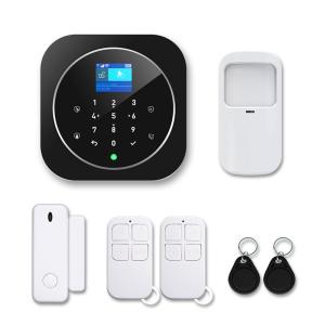 China Home Alarm System Wi-Fi GSM Alarm Intercom Remote Control 433MHz Detectors IOS Android Tuya APP Control Touch Keypad wholesale