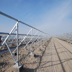 Boyue Carbon Steel Aluminum Alloy Ground Solar Mounting Brackets