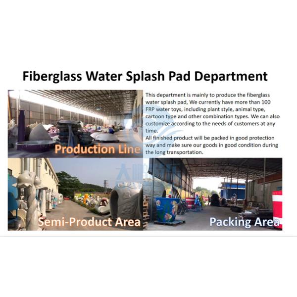 Fiberglass Kids Water Slide Cute Cat Duck Rabbit Mini Water Slide Anti UV