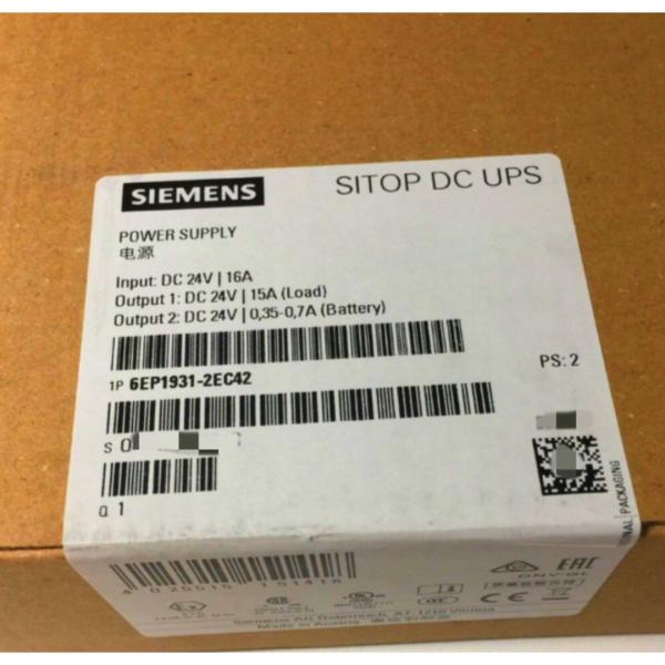 Quality SIEMENS 6EP1931-2EC42 SITOP DC UPS MODULE 24 V/15 A UNINTERRUPTIBLE POWER SUPPLY WITH USB INTERFACE INPUT: 24 V DC/16 A for sale