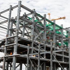 Metal Frame Prefabricated Factory Building Office Metal Workshops And Garages