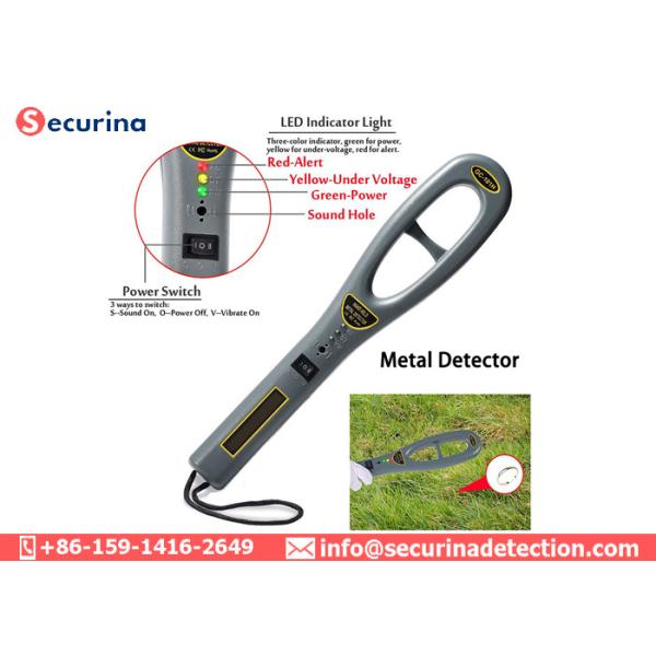 0.5s 25Hz Portable Metal Detectors 110VAC Circle Detection Zone