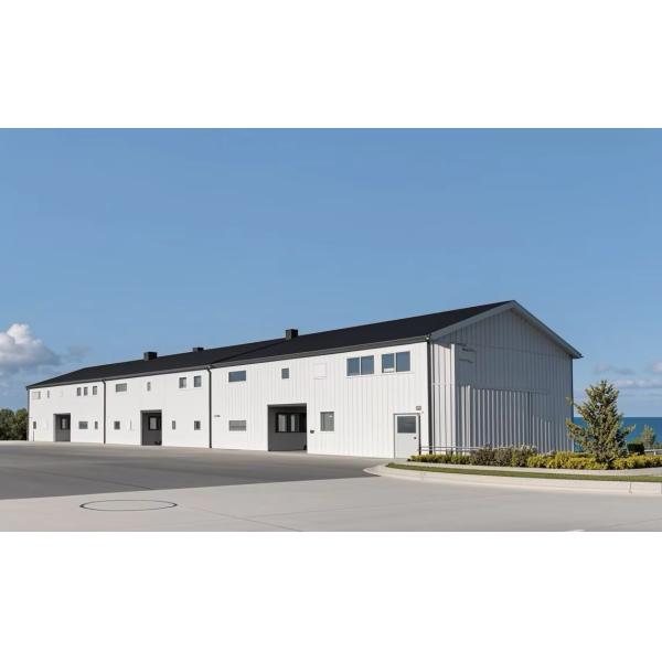 High Rise Modular Steel Frame Construction Factory , Modern Steel Structure Plant