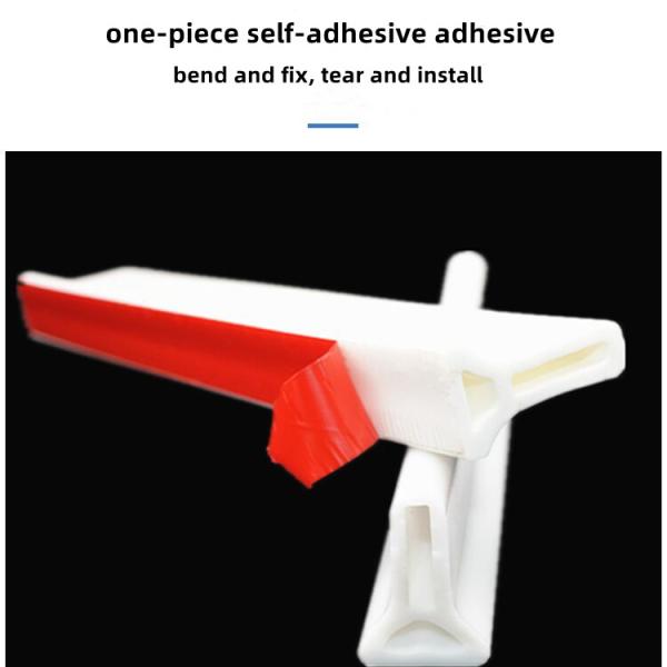 High Quality Silicone Shower Threshold Water Barrier Bathroom Water Stopper