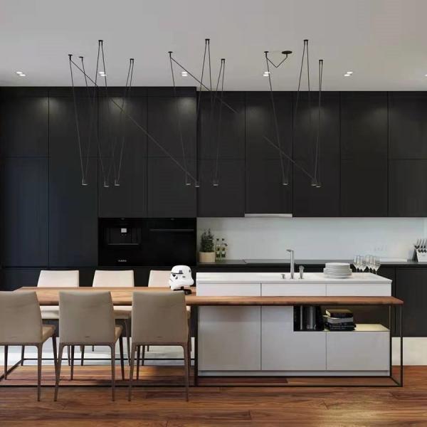 Customizable kitchen cabinet with various storage options