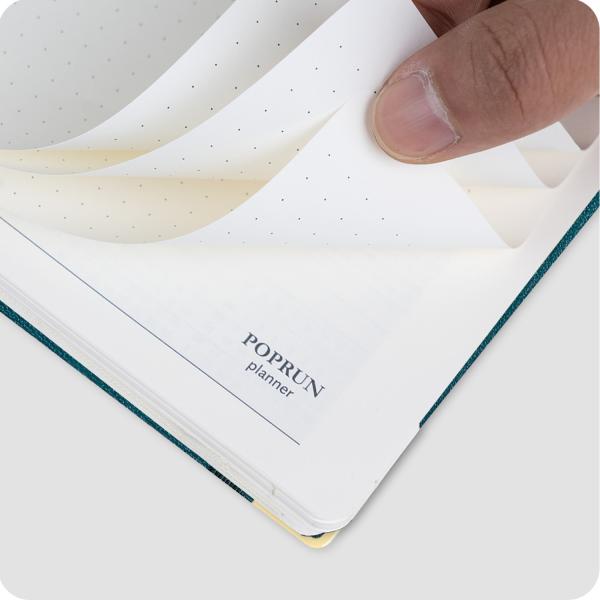 4.33'' x 6.69'' Hardcover Weekly Planner 2023 2023 Paficic Green