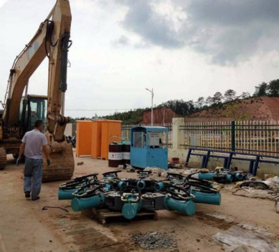 Pile Cutting Machine Excavator Attachment High Efficiency Low Noise Low Cost