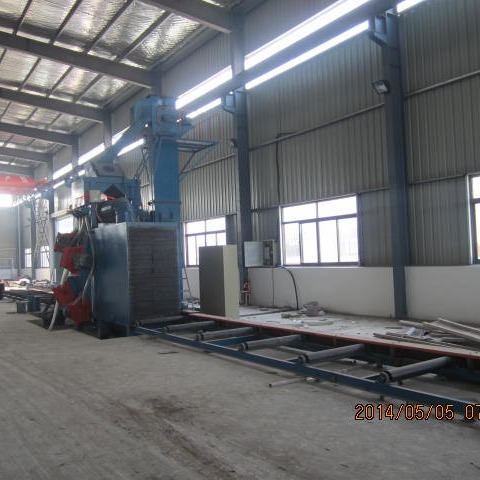 Automatic Surface Abrator H Beam Shot Blasting Machine 220V