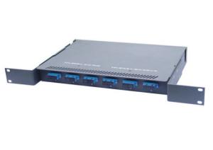 Single Mode Corning Fiber Patch Panel 1260 - 1650nm Wavelength Custom Design