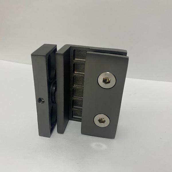 Bathroom Stainless Steel Extrusion Profiles Water Proof Black Shower Glass Frame