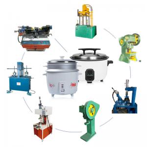 China Industrial Pressure Cooker Making Machine Hydraulic For Plastic Drum Rice Cooker Making wholesale