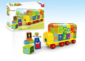 Toddler Role Play Learning Building Blocks / Kids Educational Toys W / Train Dump Truck